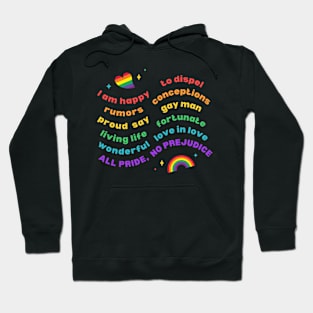 I am Happy LGBTQ Pride Hoodie